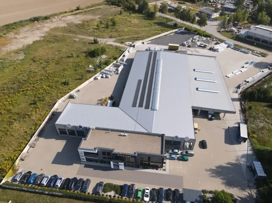 Budowa zakładu produkcji stolarki okiennej i drzwiowej - DOMEX - Chojnów 2 Domex-6