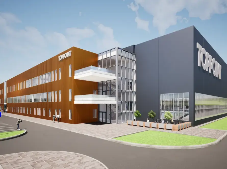 Budynek halI magazynowej i produkcyjnej z częścią socjalno-biurową wraz z zagospodarowaniem terenu - Toppoint 1 Toppoint-Sulechow-2